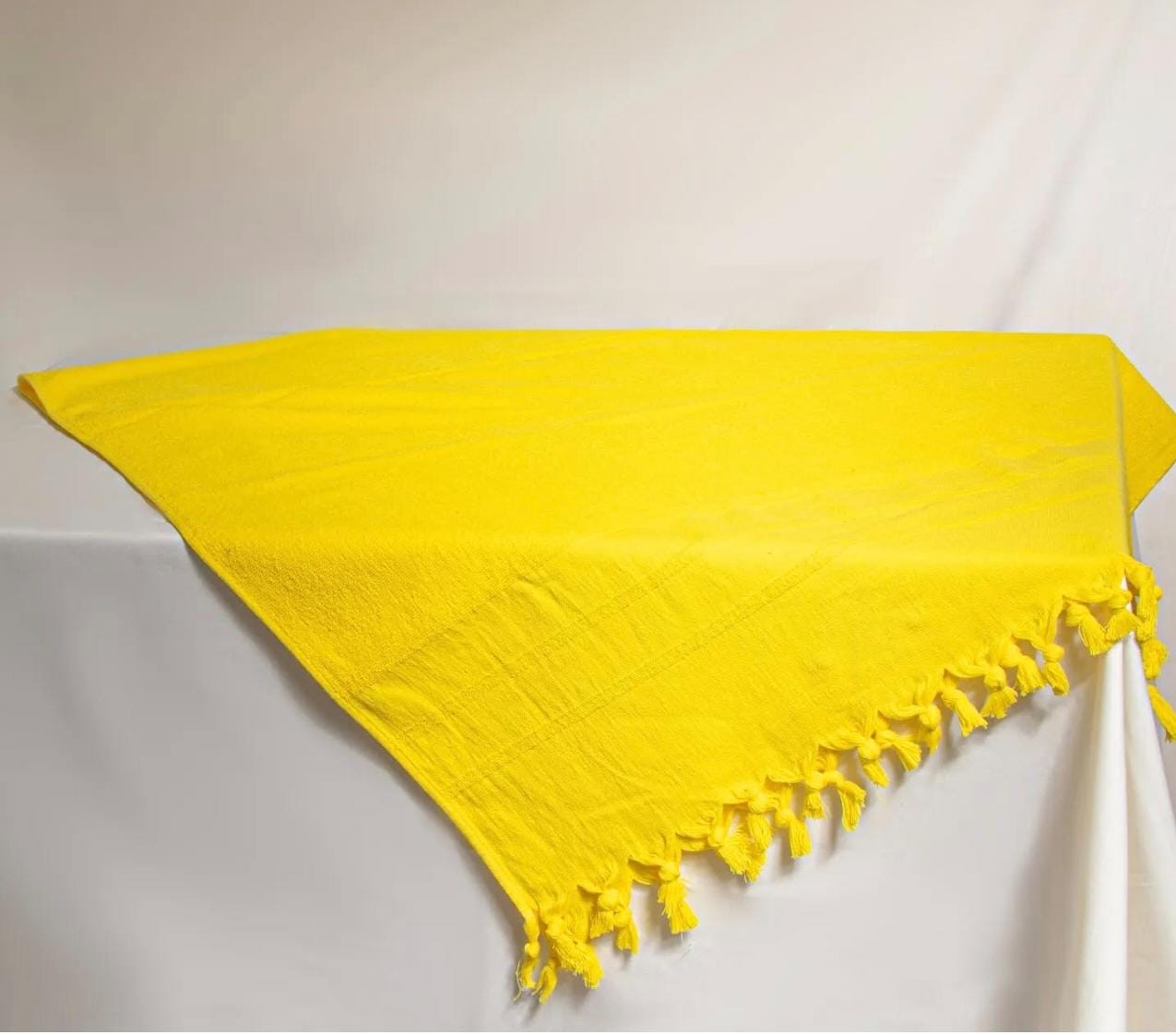 Tassel bath towel