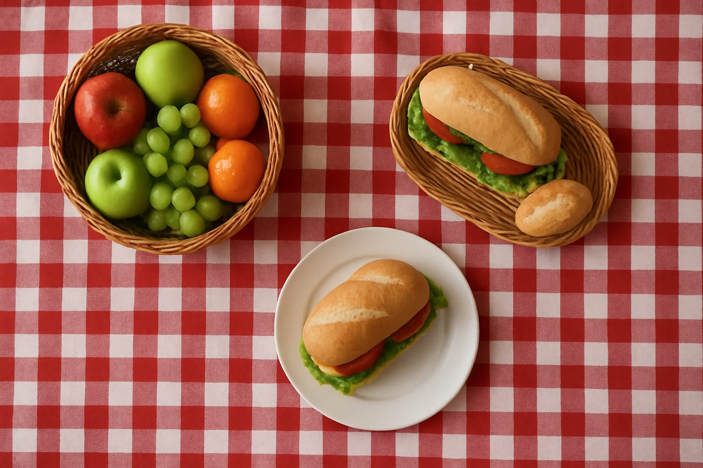 Classic Checkered Tablecloth