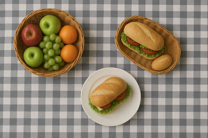 Classic Checkered Tablecloth