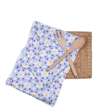 Blue & yellow Microfiber kitchen towels