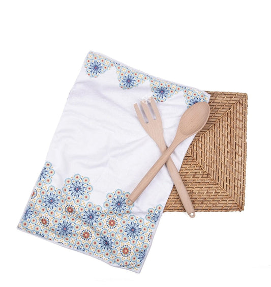 White Microfiber kitchen towels